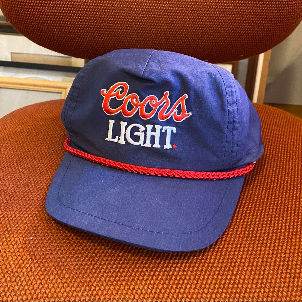 Coors Light Vintage Blue Snapback Rope Hat